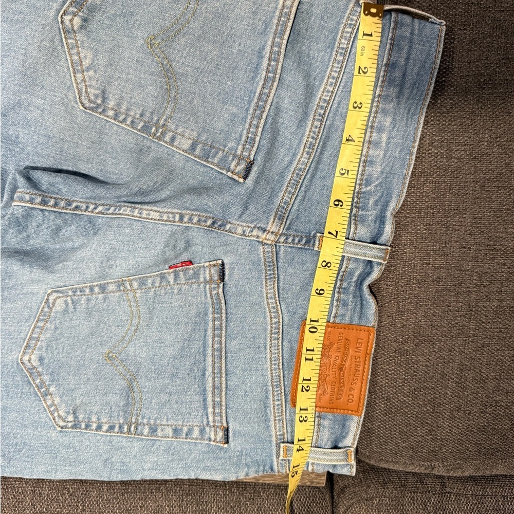 Levi's Distressed Light Blue Skinny Jeans - Picture 9 of 13